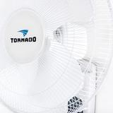 Tornado Fans Tornado 2 Pack 16 Inch Oscillating Wall Mount Fan Remote Control 3 Speed Cord UL Safety Listed in White | Wayfair HI-FAN-W16DIGIT-2P