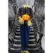 The Holiday Aisle® Life-Size Animatronic Scarecrow Figurine Plastic in Blue | 57 H x 16 W x 10 D in | Wayfair E9AA6A61DC5C44C5897AA528F06031AE