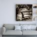 Winston Porter 'Dolce Vita Rome 3 Colosseum at Night III' by Philippe Hugonnard - Photograph Print on Canvas in Black/Brown/White | Wayfair