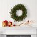 The Holiday Aisle® 18" Plastic Wreath in Green | 18 H x 18 W x 4.5 D in | Wayfair 99CADA062A7D4EEC9EA3B033246C63F1