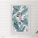 Bayou Breeze Assorted Foliage II by Parvez Taj - Picture Frame Painting Print on Paper in Green/White | 18 H x 12 W x 1.5 D in | Wayfair