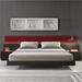 Wade Logan® Mcgruder Platform Bed Wood in Red/Brown | 39.4 H x 113 W x 82.3 D in | Wayfair 2904170F3158484ABB2F57E744E3E48B