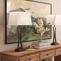 Three Posts™ 30.75" Table Lamp Set Linen/Metal in Black | 30.75 H x 16 W x 10 D in | Wayfair E07564B8C7A741BFBC9C7CBEB64BFC52