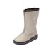 Wide Width Women's The Snowflake Weather Boot by Comfortview in Gunmetal (Size 10 W)