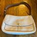 Coach Bags | Coach Off White And Peanut Butter Leather Handbag | Color: Tan/White | Size: Os