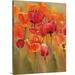 Winston Porter 'Tulips in the Midst I' by Marilyn Hageman Painting Print | 14" H x 11" W x 1.25" D | Wayfair 3591B1320BC54757B2AF7CFCF73A7C11