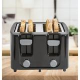 Prep & Savour 4 Slice Cool Touch Toaster Plastic in Black | 6.65 H x 10.35 W x 10.25 D in | Wayfair CE-TT029