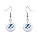 Women's Swarovski Tampa Bay Lightning Team Logo Earrings