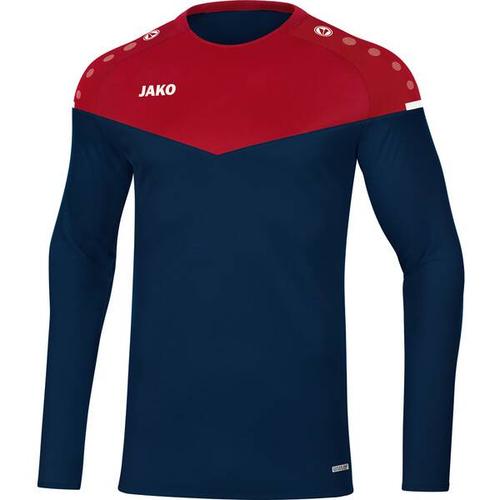 JAKO Herren Sweat Champ 2.0, Größe M in marine/chili rot