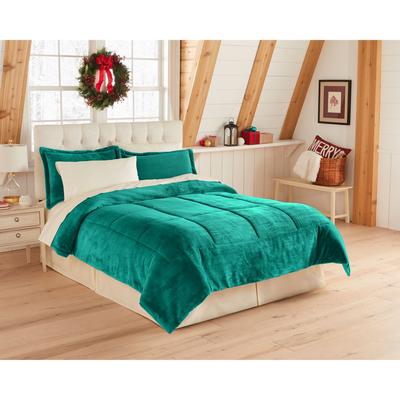 BH Studio Microfleece Comforter by BH Studio in Peacock (Size KING)