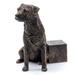 Jardinopia Border Terrier Dog Bronze Coloured Planter Feet In Gift Box Plastic/Stone in Gray | 3.35 H x 3.35 W x 2.17 D in | Wayfair PF0089