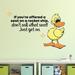 Design W/ Vinyl Rocket Ship Duck Animal Life Cartoon Quotes Wall Decal Vinyl in Black/Yellow | 12 H x 20 W in | Wayfair Timmy 1434b