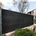 ColourTree 8'H Customize Fence Privacy Screen Windscreen Fabric Cover | 96 H x 252 W x 1 D in | Wayfair ctm8' x 21'Black