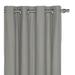 Eastern Accents Breeze Pure Linen Solid Room Darkening Grommet Single Curtain Panel Linen in Gray | 84 H in | Wayfair 7V8-CUA-159-GRD