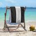 ArtVerse Miami Basketball Beach Towel Cotton Blend in Black | 72 H in | Wayfair NBS204-STWL36