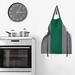 ArtVerse Dallas Hockey Apron, Polyester in Green/Gray | 30 H x 27 W in | Wayfair NHS101-SPA23N