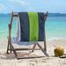 ArtVerse Minnesota Basketball Beach Towel Cotton Blend in Gray/Green | 72 H in | Wayfair NBS228-STWL36