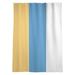 ArtVerse Golden State Basketball Striped Sheer Rod Pocket Single Curtain Panel Polyester in Green/Blue/White | 87 H in | Wayfair NBS116-SOCS58
