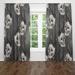 Folk N Funky Geometric Semi-Sheer Curtain Panels Polyester | 61 H in | Wayfair WC058-2061