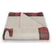 The Holiday Aisle® Vijaya December Christmas Date Throw Polyester in Gray/Red | 60 H x 50 W in | Wayfair 6B1A4ADD133F4DEB8569515B848863B0