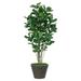 Dalmarko Designs Fiddle Tree in Planter Metal in Brown | 84 H x 24 W x 24 D in | Wayfair dmr531