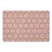 Pink 1 x 18 x 27 in Kitchen Mat - The Holiday Aisle® Georg Snowflake Kitchen Mat Synthetics | 1 H x 18 W x 27 D in | Wayfair