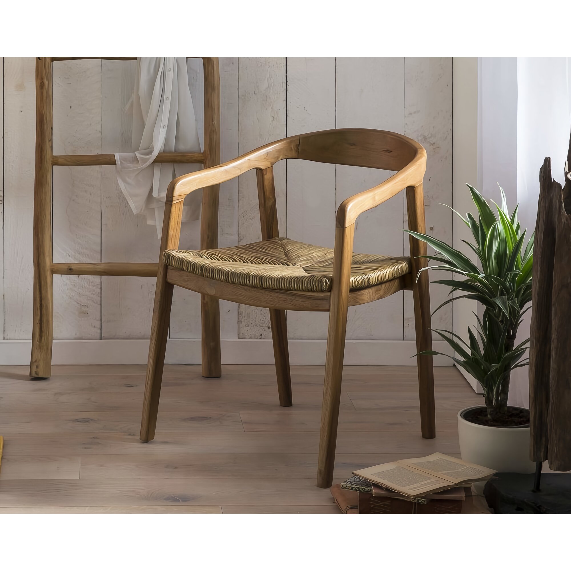 SIT »Tian« Rattan Armlehnstuhl natur