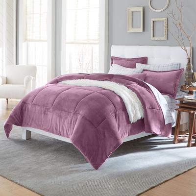 BH Studio Microfleece Comforter by BH Studio in Eggplant (Size KING)