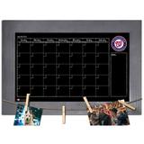 Washington Nationals 11" x 19" Monthly Chalkboard with Frame & Clothespins Sign