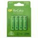 GP RecyKo+ 4 AA-Batterien niedlich