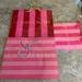 Victoria's Secret Bags | Euc Three Victoria’s Secret Paper Bags | Color: Pink/Red | Size: Os