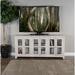 Beachcrest Home™ Shweta TV Stand for TVs up to 78" Wood/Glass in White | Wayfair 9A6CC5CDE51E4EFF98139CF4369A281A