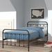 Andover Mills™ Baby & Kids Aliyah Twin Platform Bed Metal in White | 27.38 H x 41.13 W x 78.5 D in | Wayfair 2BD3269DD4494E048C1DE3847B01BC05