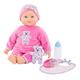 Corolle 9000150050 - Mon Grand Poupon Lucille Interactive, French Doll with Vanilla Fragrance, Soft Body Doll, 20 Sounds, 42 cm, Sleeping Eyes, 8 Functions, from 2 Years