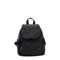 Kipling Damen City Pack Mini Rucksack Leichter Vielseitiger Tagesrucksack Nylon Schultasche, Black Noir, Mini, Damen City Pack Mini Rucksack Leicht Vielseitiger Daypack Nylon Schultasche