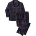Men's Big & Tall Plaid Flannel Pajama Set by KingSize in Multi Plaid (Size 2XL) Pajamas