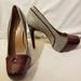 Jessica Simpson Shoes | Jessica Simpson Platform Heels| Us Size 9.5 | Color: Gray/Red | Size: 9.5