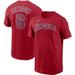 Men's Nike Anthony Rendon Red Los Angeles Angels Name & Number T-Shirt