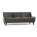 George Oliver Gros 85" Chenille Flared Arm Sofa w/ Reversible Cushions in Brown/Red | 34 H x 85 W x 36 D in | Wayfair