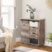 Union Rustic Crothersville 4 Drawer Accent Chest Wood in Brown/Gray | 34.84 H x 31.5 W x 13.39 D in | Wayfair 9153B3FC4C3F4558AE591886E5C89FED