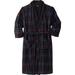 Men's Big & Tall Jersey-Lined Flannel Robe by KingSize in Multi Plaid (Size XL/2XL)