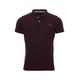 Superdry Mens Polo T-Shirt 'Classic Pique Polo' - Short Sleeved (Deepest Burgundy Grit) XL