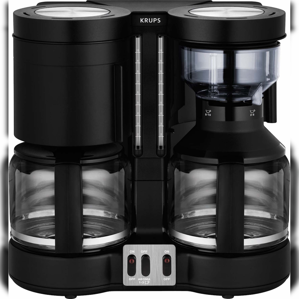 Krups Doppel-Automat Kaffee/Tee Duothek Plus KM 8508 sw Image