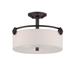 Designers Fountain Gramercy Park 16 Inch 3 Light Semi Flush Mount - 87111-OEB