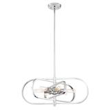 Designers Fountain Kenzo 24 Inch 6 Light Chandelier - 93186-PN