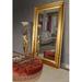 One Allium Way® Hocker The Mammoth Glam Beveled Full Length Mirror in Yellow | 110 H x 65 W x 4 D in | Wayfair 9EFB6EA01BA74730A3848FE85AE994D6