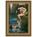 Vault W Artwork The Siren, 1900 by John William Waterhouse Framed Painting Print Canvas in Blue/Green | 29.25 H x 22.25 W x 2 D in | Wayfair P03252