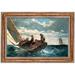 Vault W Artwork By Winslow Homer - Picture Frame Print on Canvas in Black/Blue/Red | 33.75 H x 49.25 W x 1 D in | Wayfair P03574