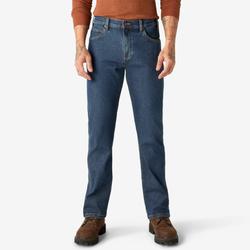 Dickies Men's Flex Lined Regular Fit 5-Pocket Jeans - Stonewashed Indigo Size 38 30 (DD219)