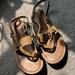 American Eagle Outfitters Shoes | American Eagle Leather Sandals | Color: Tan | Size: 8